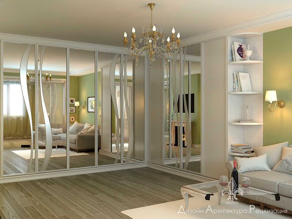 кухня гостиная квартира-студия жк Европейский