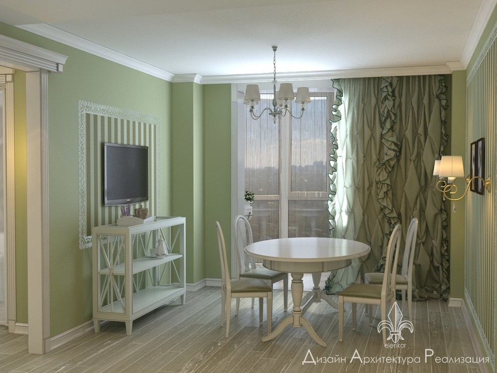 кухня гостиная квартира-студия жк Европейский