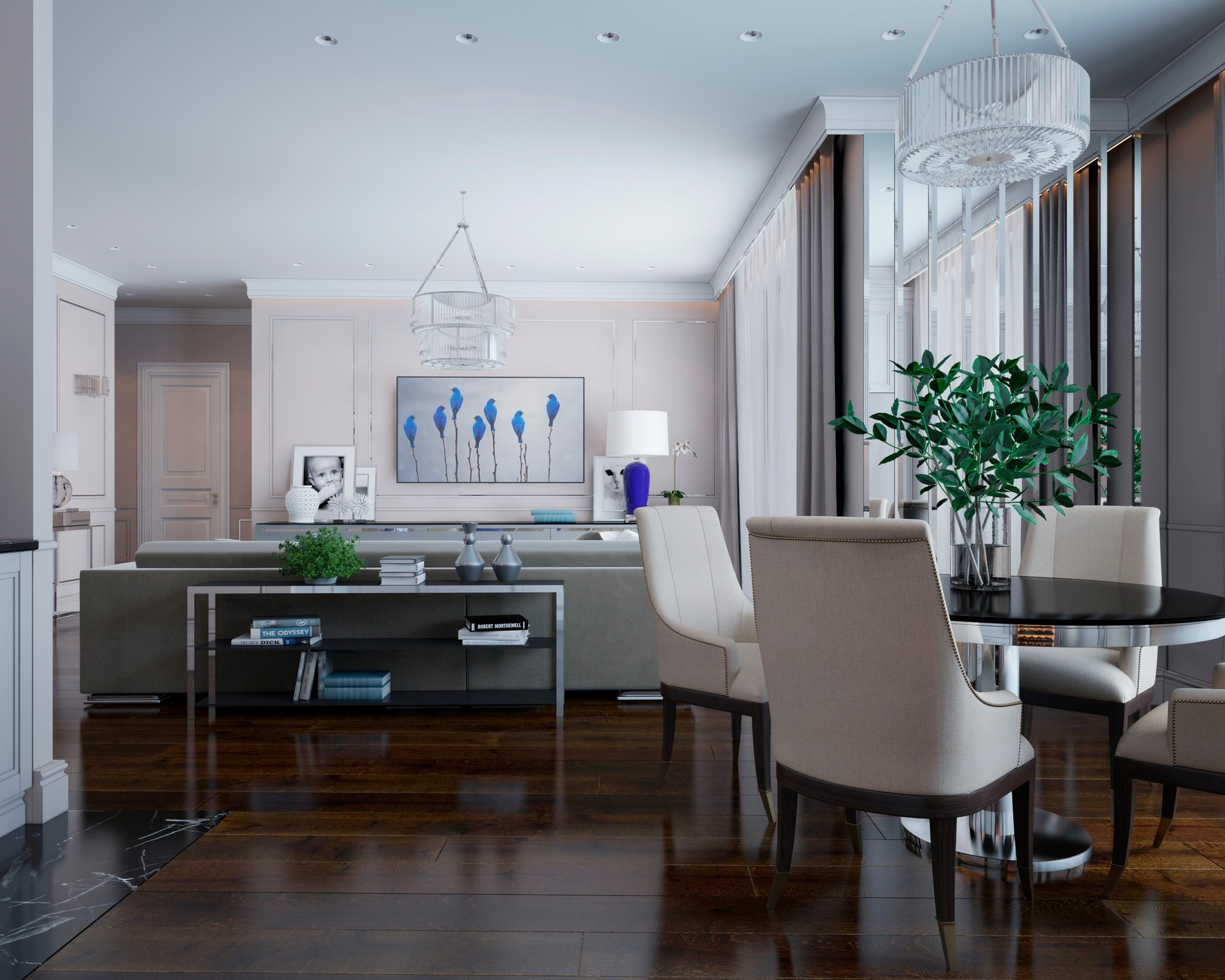 Сколково-Парк. Квартира современная классика. 145 кв.м.