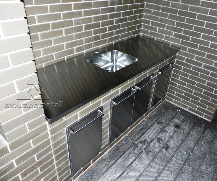 Столешница из нержавеющей стали (https://www.mosmebmetall.com/stoleshnitsi)