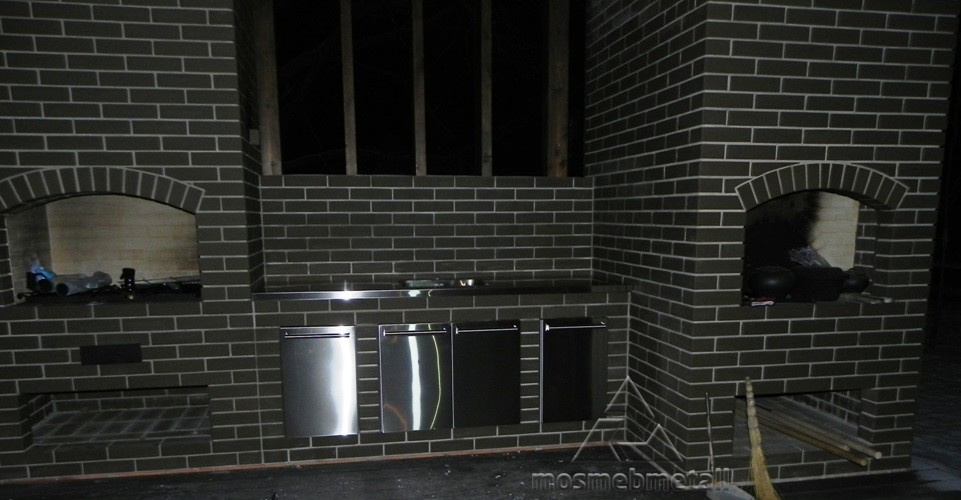 Мебель из нержавеющей стали для зоны барбекю