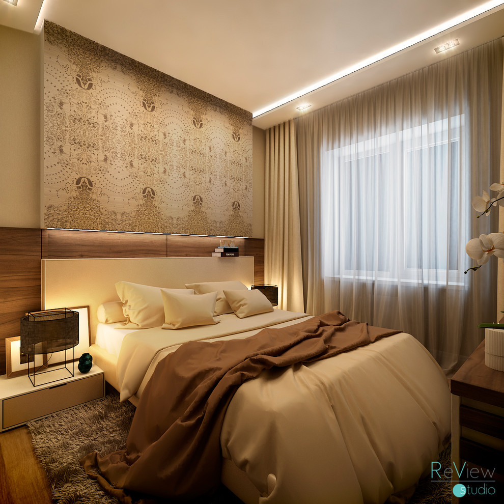 Спальня двухкомнатной квартиры в г. Пятигорске