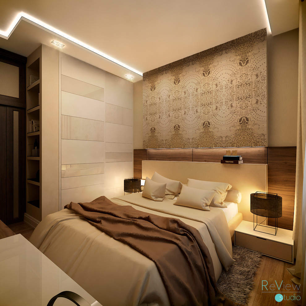 Спальня двухкомнатной квартиры в г. Пятигорске