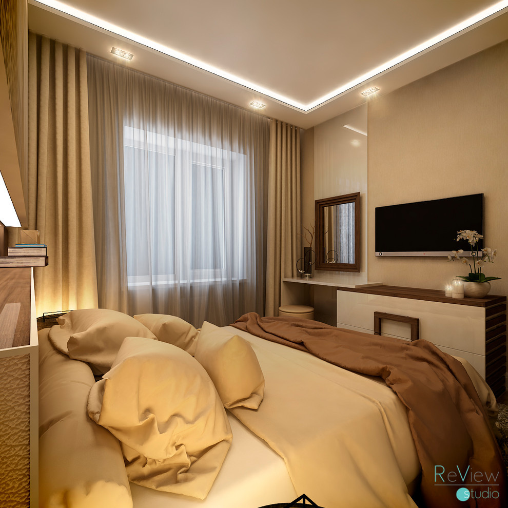 Обложка проекта: Спальня двухкомнатной квартиры в г. Пятигорске