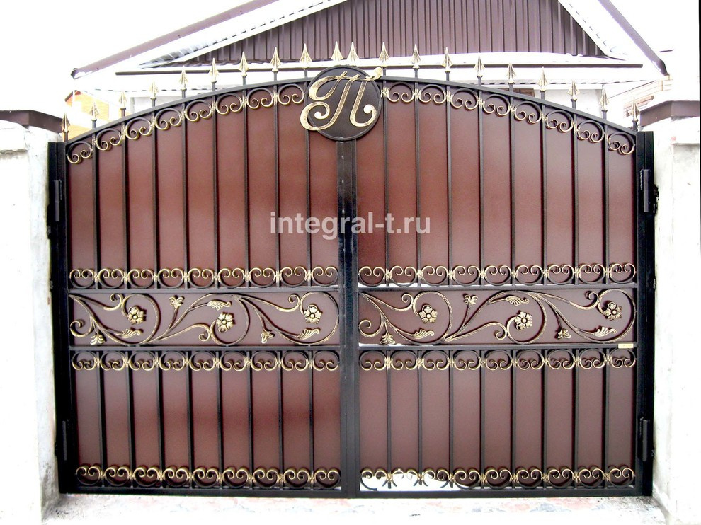 Кованые ворота от предприятия Интеграл