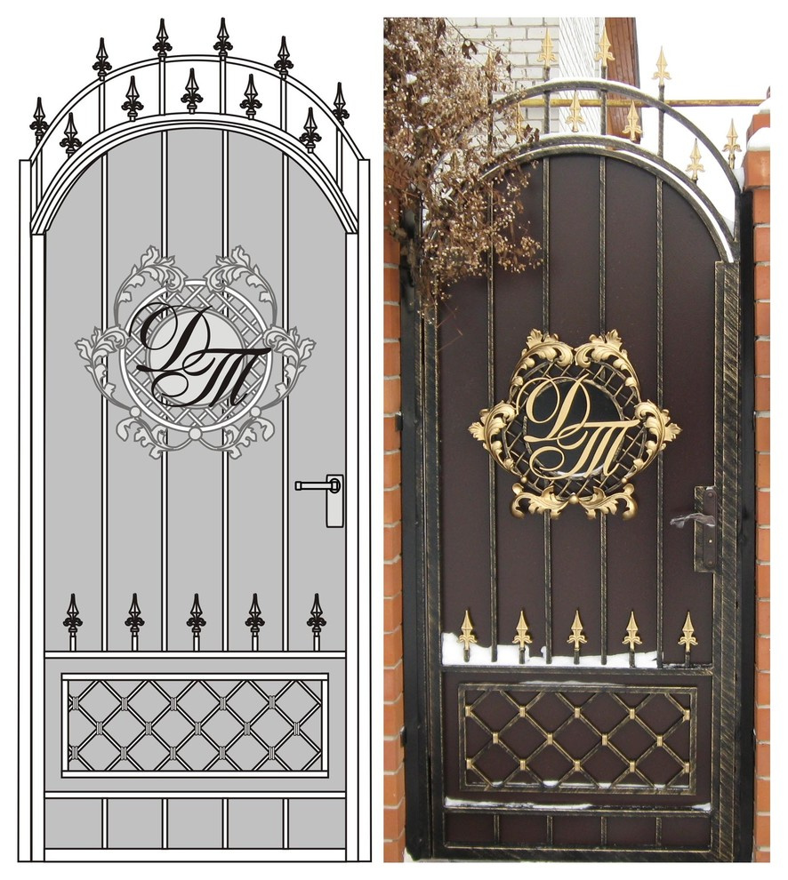 Кованые ворота от предприятия Интеграл