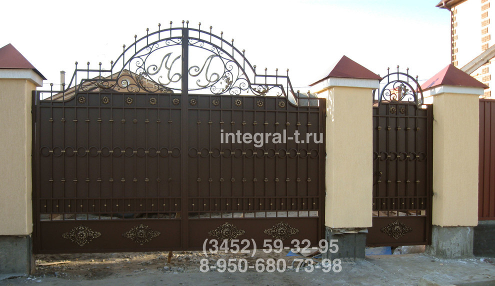 Кованые ворота от предприятия Интеграл