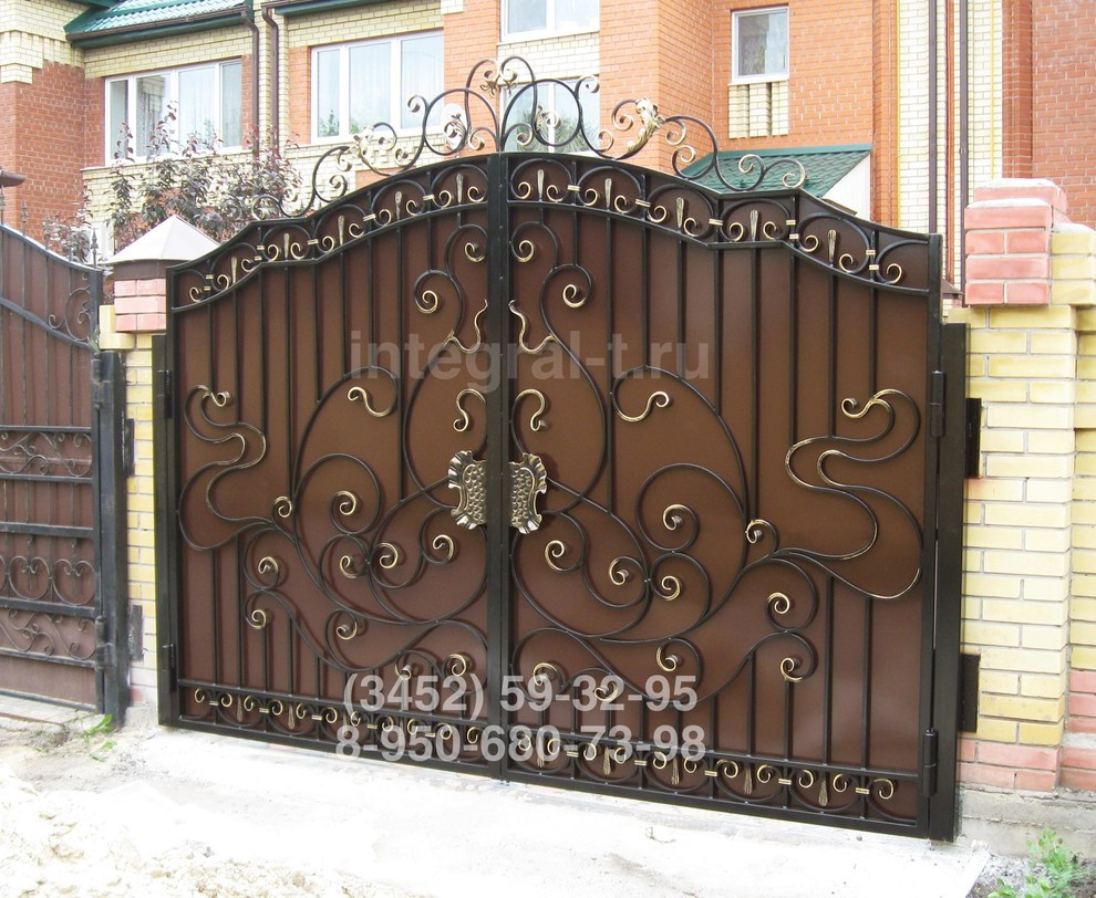 Кованые ворота от предприятия Интеграл