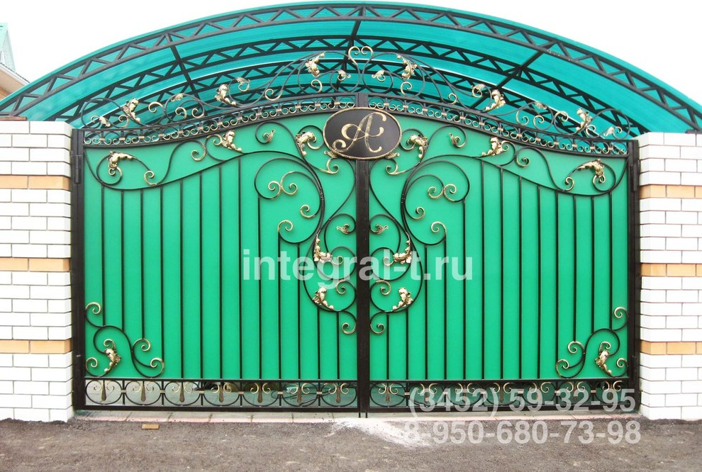 Кованые ворота от предприятия Интеграл