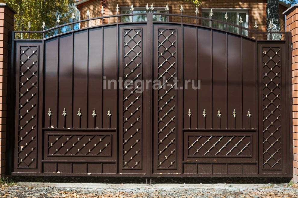 Кованые ворота от предприятия Интеграл