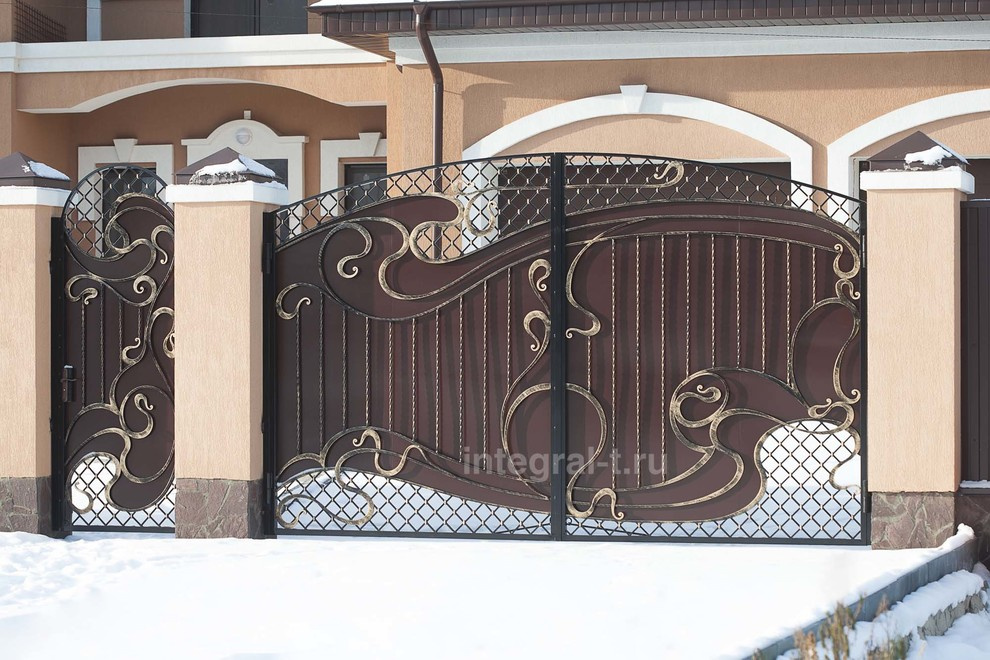 Кованые ворота от предприятия Интеграл