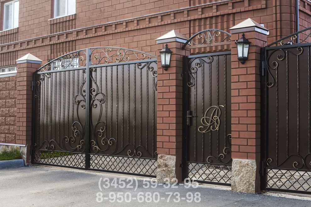 Кованые ворота от предприятия Интеграл