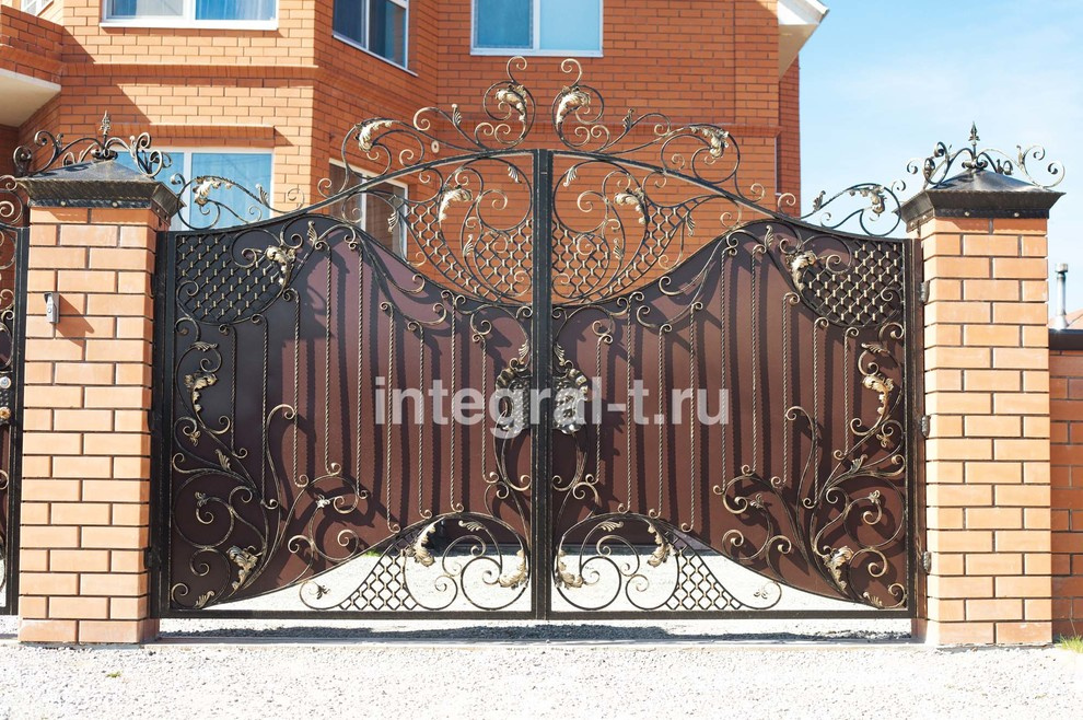 Кованые ворота от предприятия Интеграл