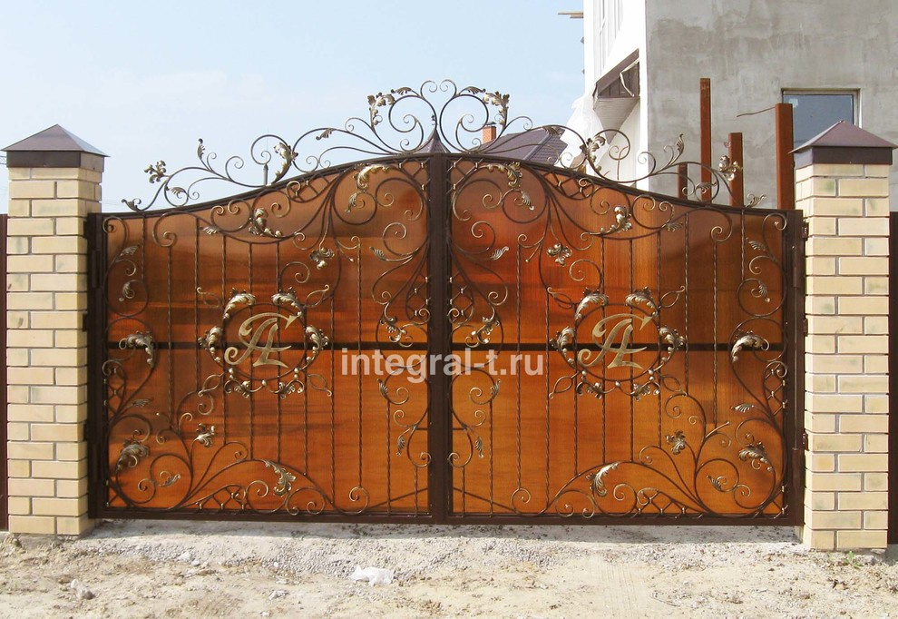 Кованые ворота от предприятия Интеграл