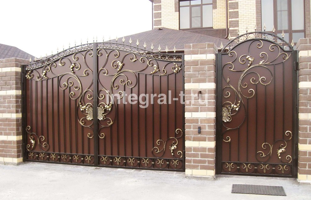 Кованые ворота от предприятия Интеграл