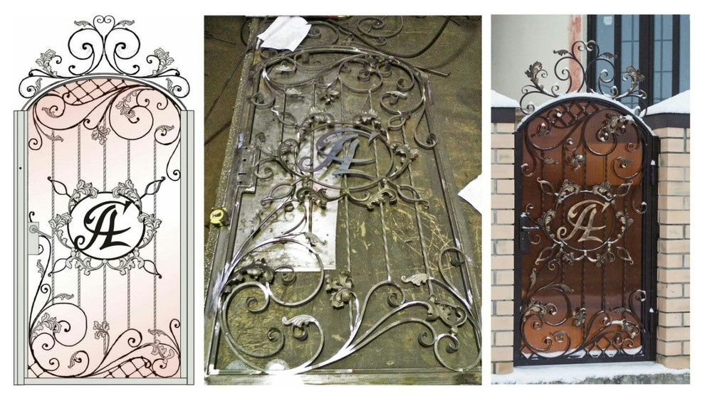 Кованые ворота от предприятия Интеграл
