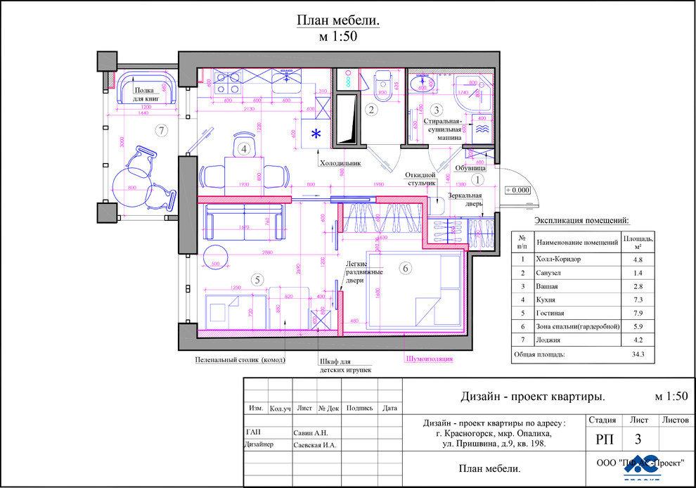 Квартира для молодой семьи в ЖК "Опалиха-3"