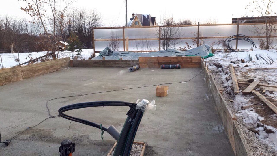 Строительство Гаража на 2 автомобиля.