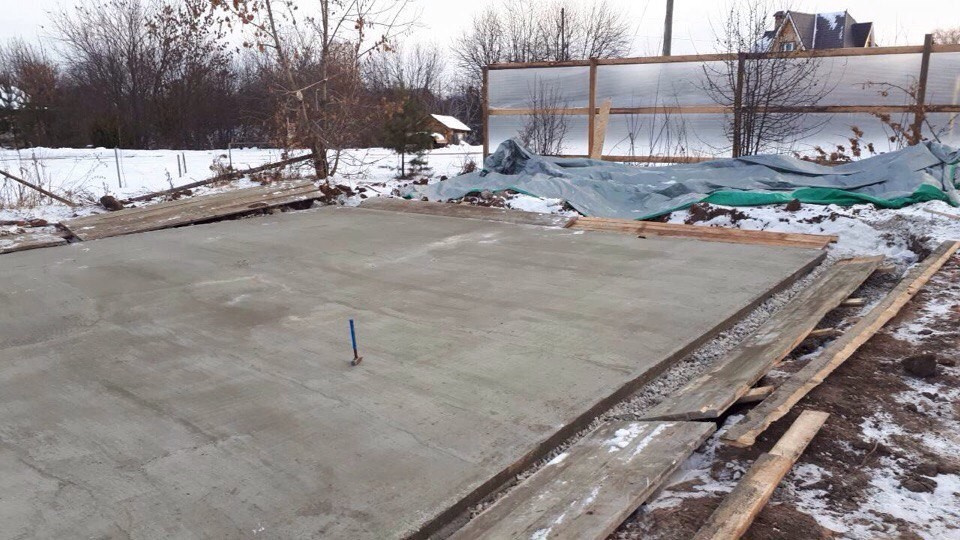 Строительство Гаража на 2 автомобиля.