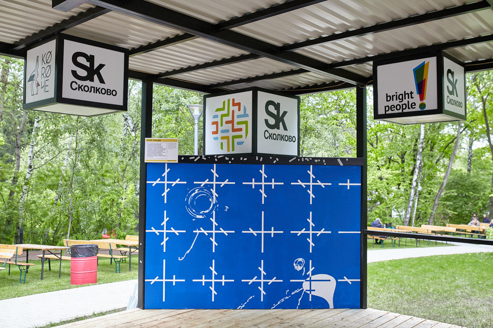 Обложка проекта: Быстровозводимая металлоконструкция для кинотеатра под открытым небом в Сколково