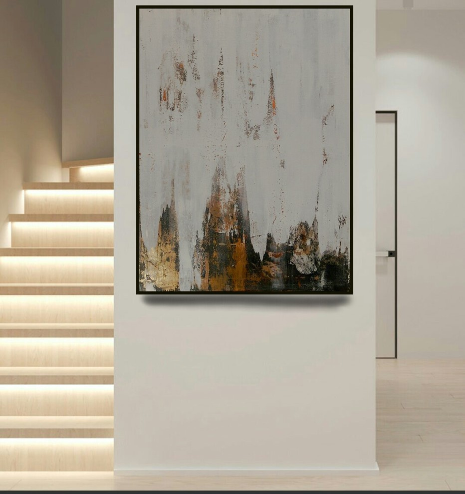 Обложка проекта: Черная трансформация, абстракция в интерьере