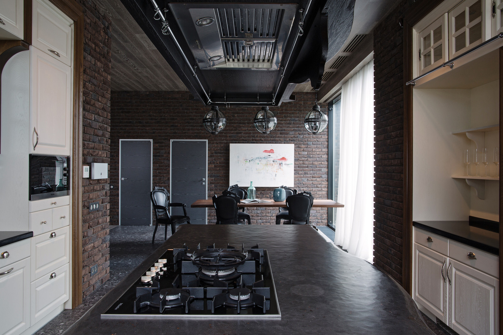 Интерьер жилого дома, кухня MARCHI GROUP