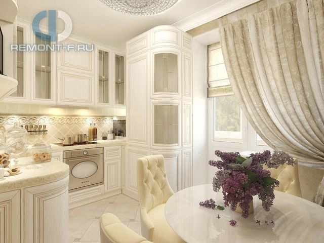 Дизайн двухкомнатной квартиры 58 кв. м на ул. Смольной