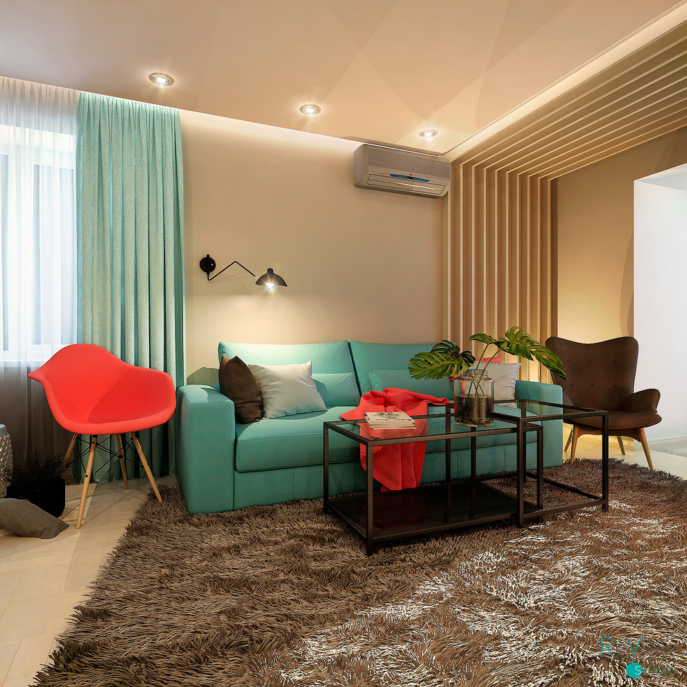 Гостиная квартиры в г. Пятигорске