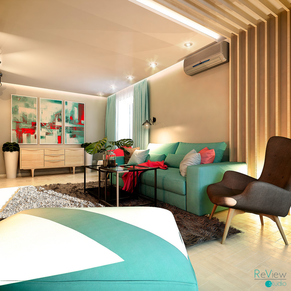 Гостиная квартиры в г. Пятигорске