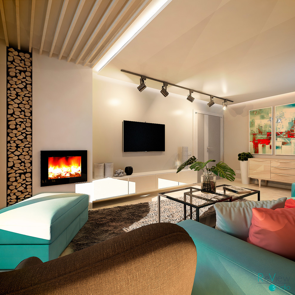 Гостиная квартиры в г. Пятигорске