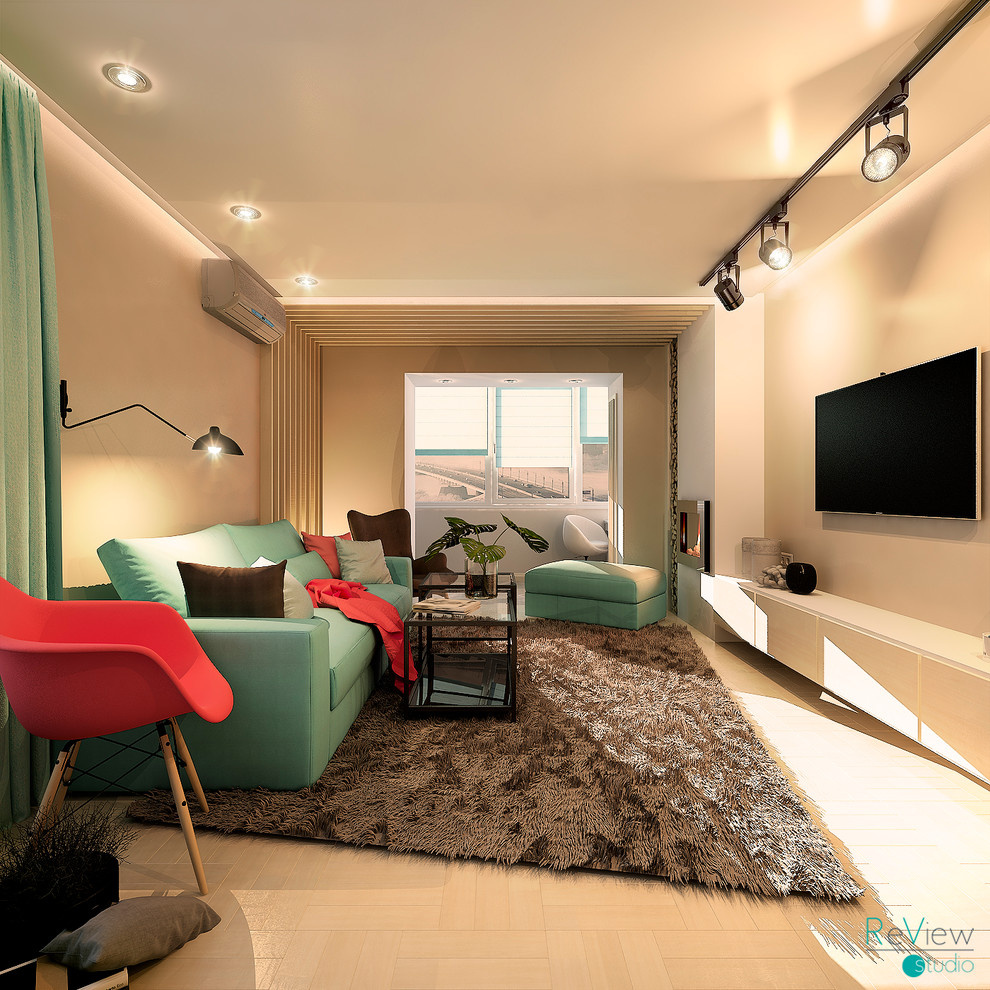 Гостиная квартиры в г. Пятигорске