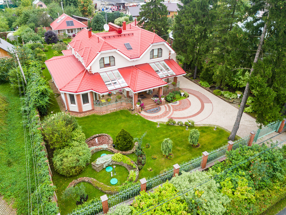 Аэрофотосъемка загородного дома