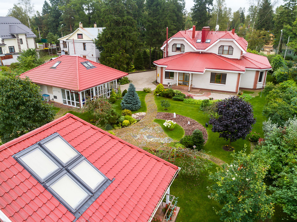 Аэрофотосъемка загородного дома