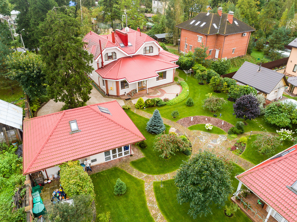 Обложка проекта: Аэрофотосъемка загородного дома