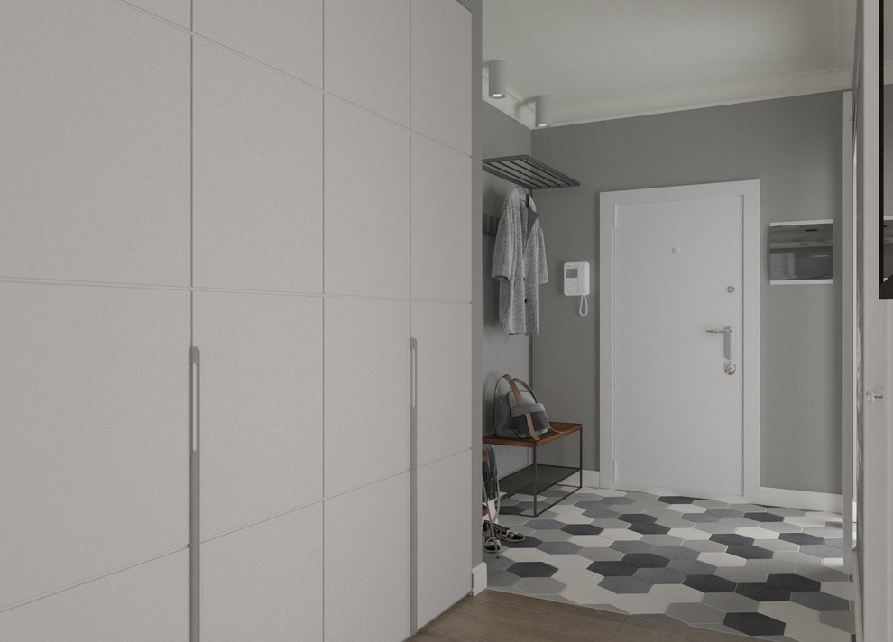 Встроенные шкафы.