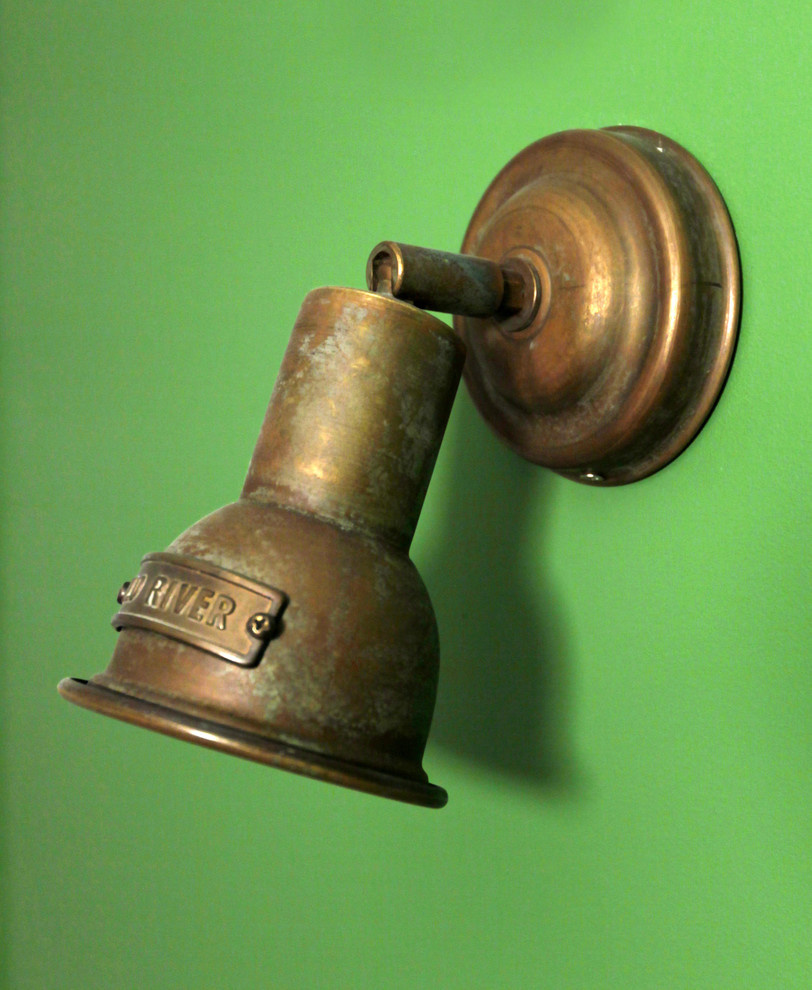 Ванная в зеленых тонах