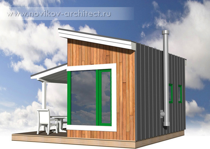Tiny House - гостевой домик для поселения ЭКОЛОДЖ