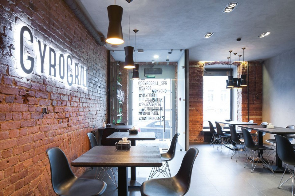 Дизайн интерьера ресторана "Gyro Grill"
