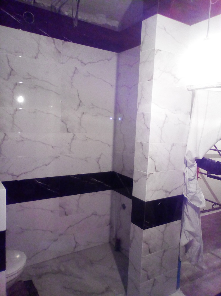 Укладка плитки в ванной комнате