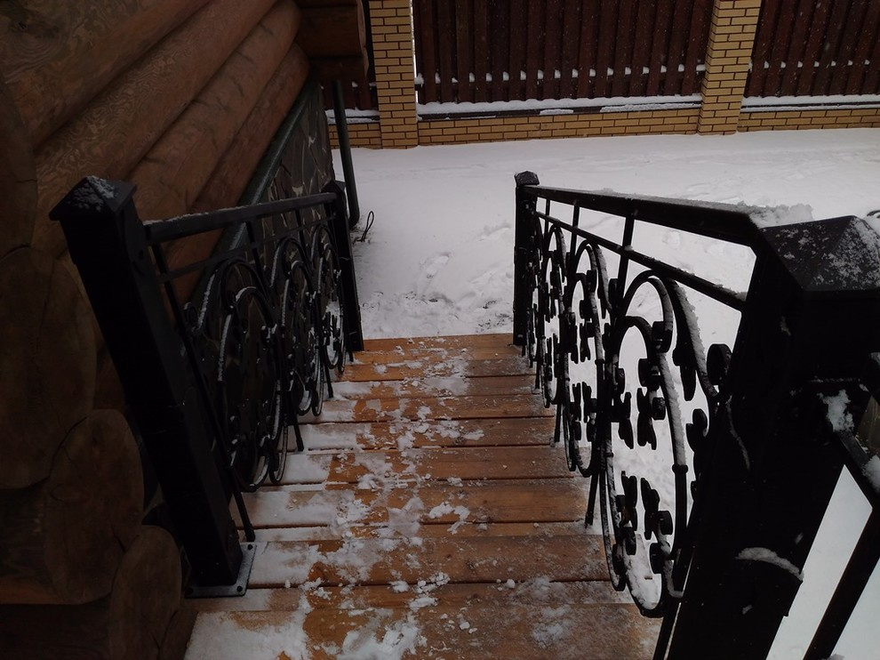 Перила для бани