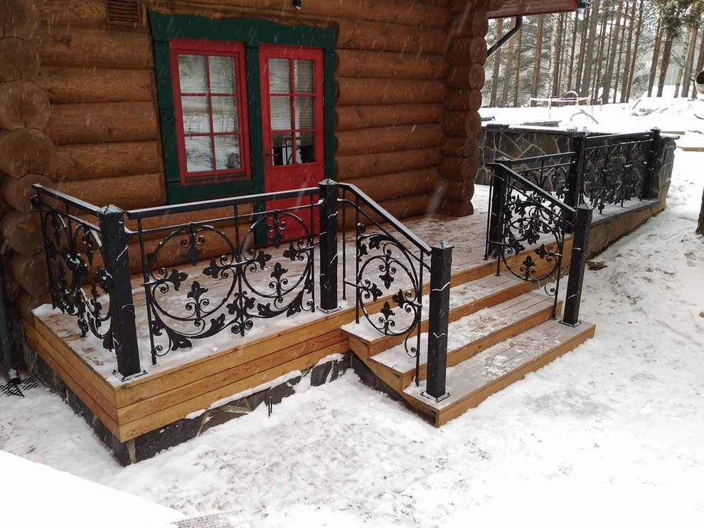 Перила для бани