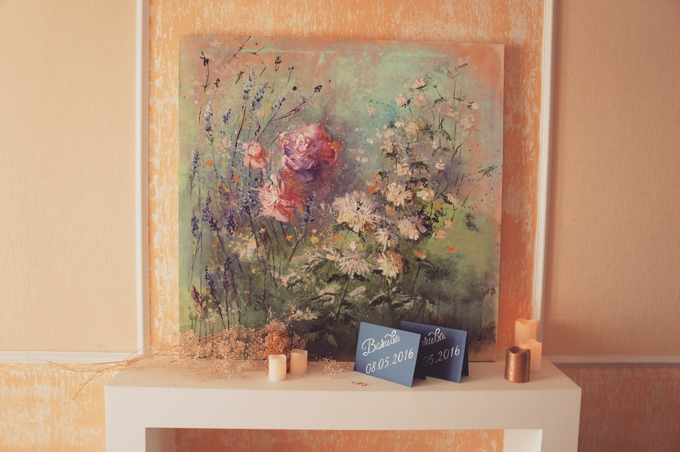 картина PROVENCE в спальне