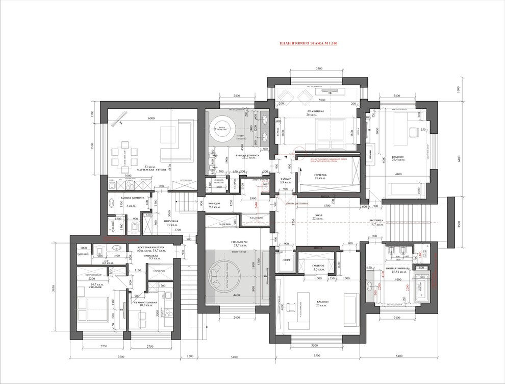 Интерьер загородного дома