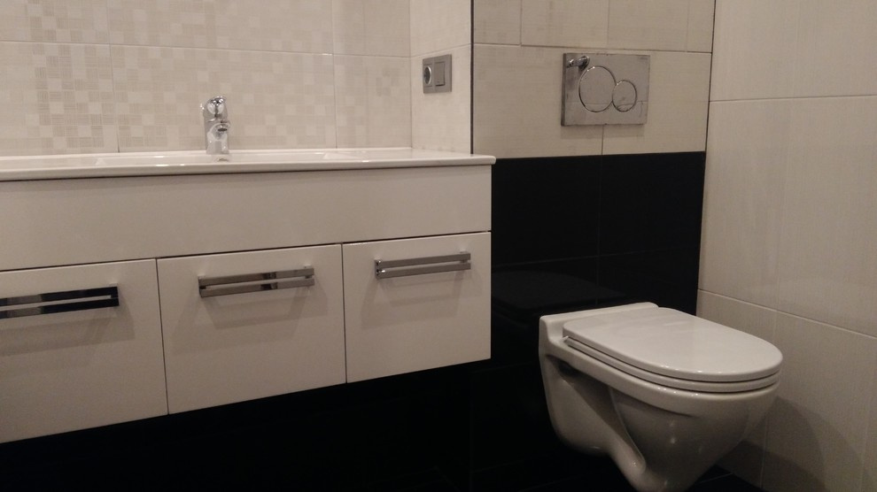 Санузел в однокомнатной квартире