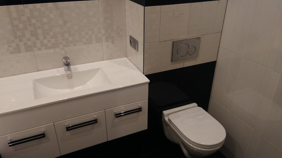 Санузел в однокомнатной квартире