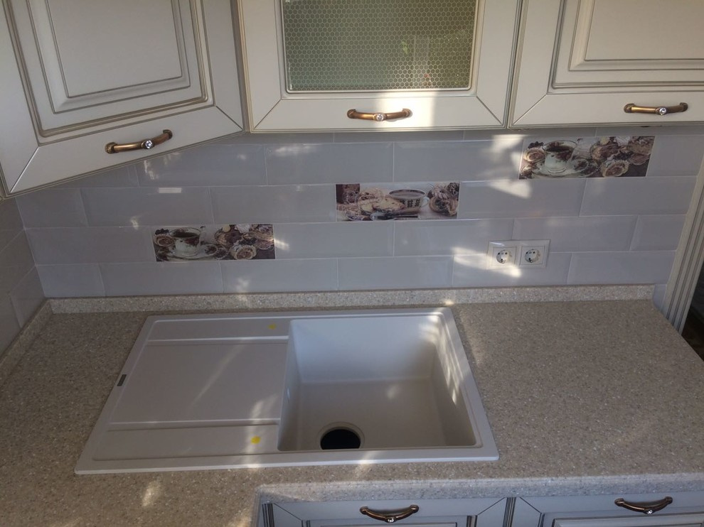 Компактная столешница из акрилового камня