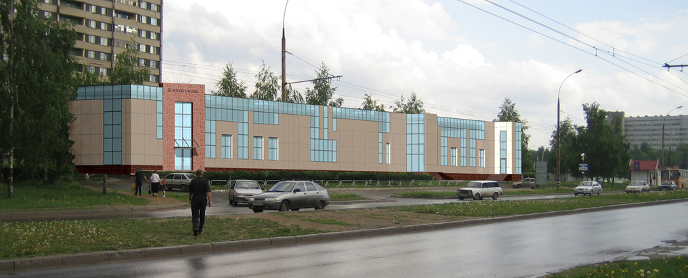 Варианты фасадов по офису Автовазбанка на ул.Автостроителей, г.Тольятти