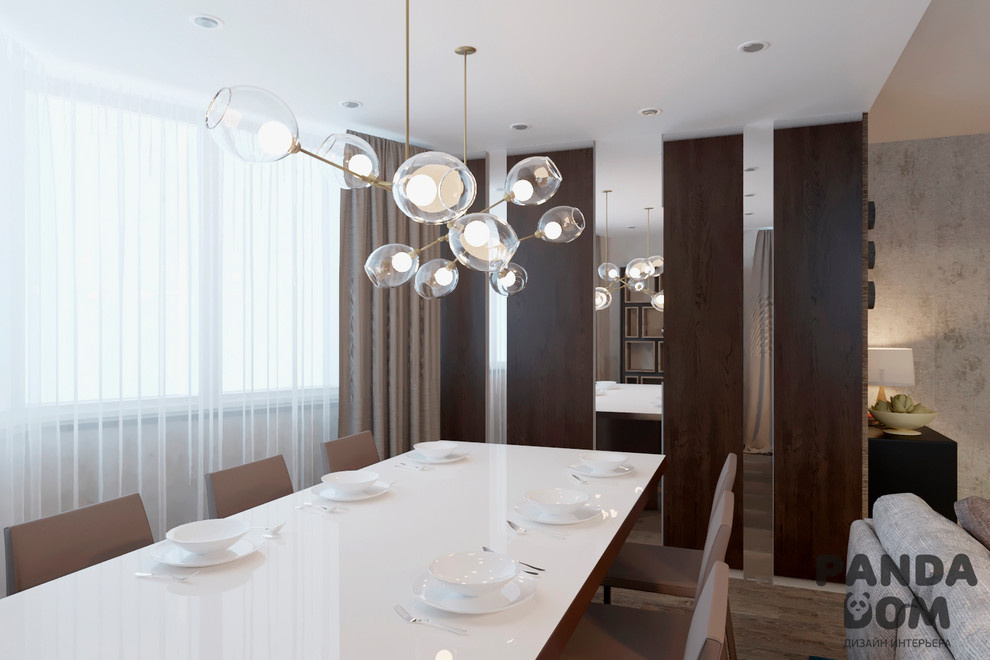 СТРОГИЙ И МОНОХРОМНЫЙ ИНТЕРЬЕР КВАРТИРЫ