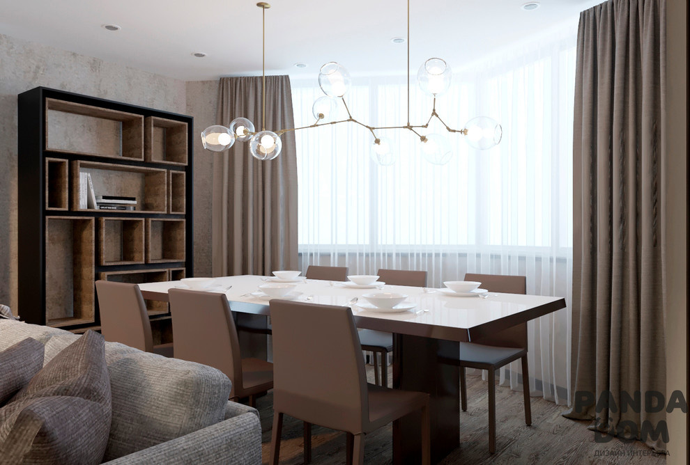 СТРОГИЙ И МОНОХРОМНЫЙ ИНТЕРЬЕР КВАРТИРЫ