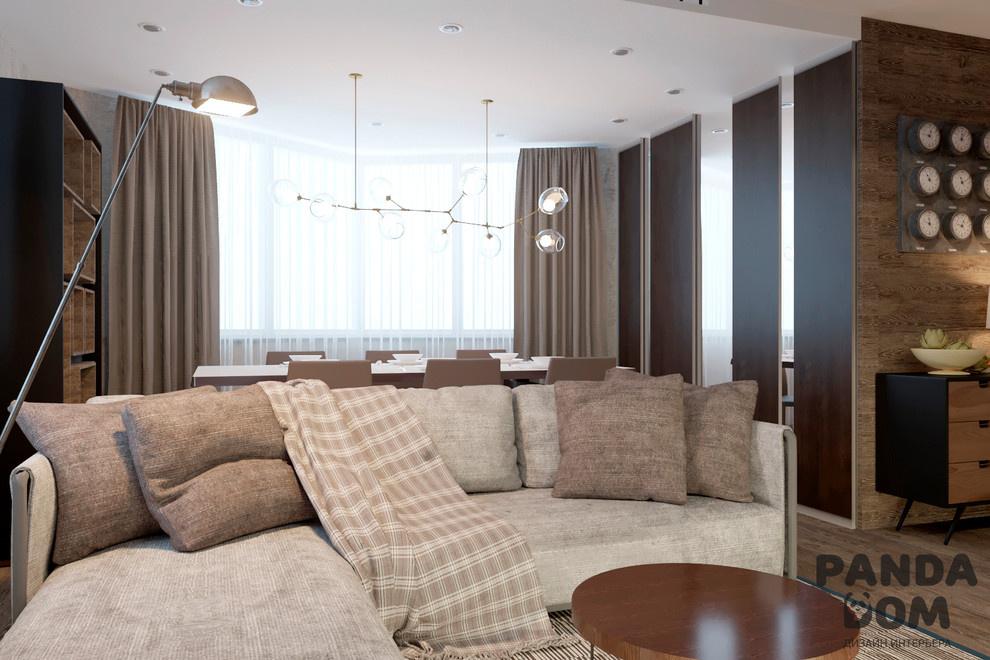 СТРОГИЙ И МОНОХРОМНЫЙ ИНТЕРЬЕР КВАРТИРЫ